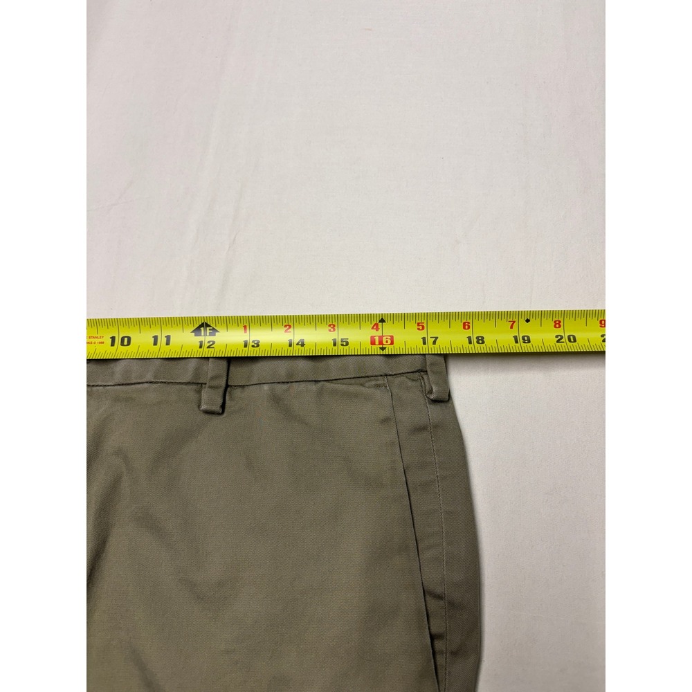 Brooks Brothers Advantage Chino Stretch Soho Fit Pants Mens 34x32 Olive Green - Picture 6 of 10